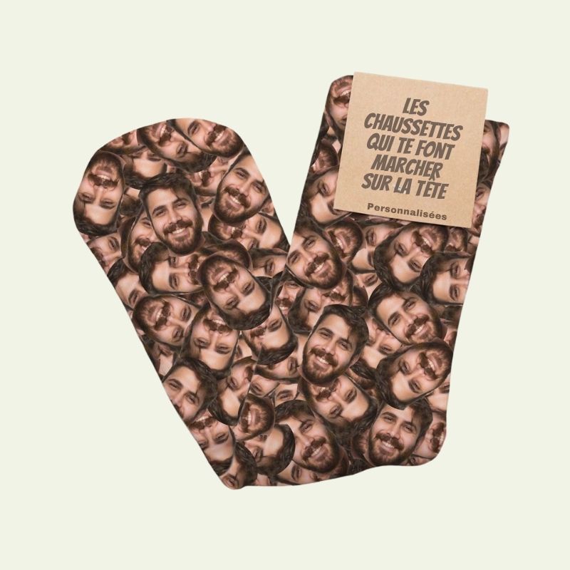 Chausette personnalisées visage