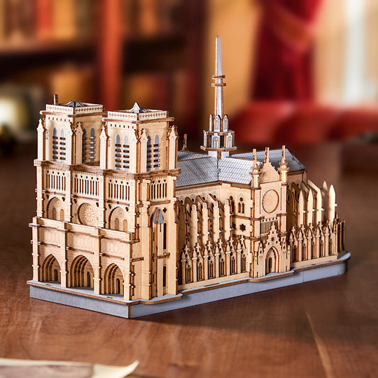 Rowood Paris Cathedral 3D Wooden Puzzle TG511