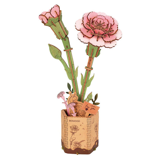 Puzzle 3D Œillet rose