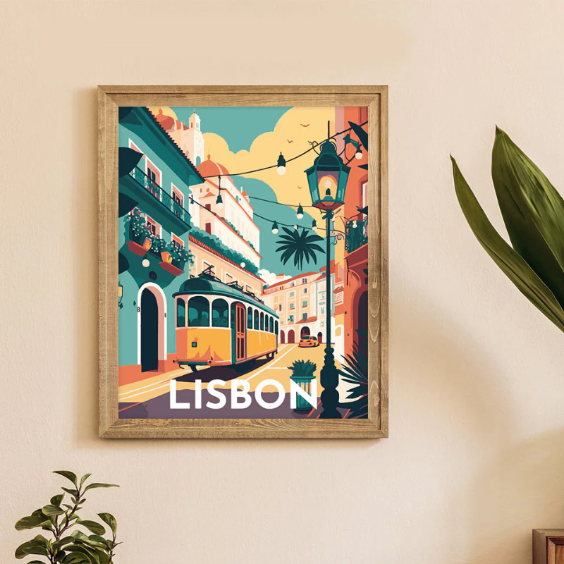 Peinture par numéros – Affiches de voyage