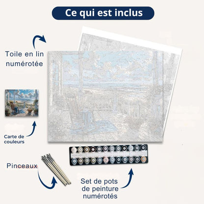 Peinture par numéro -  Vue sur la mer