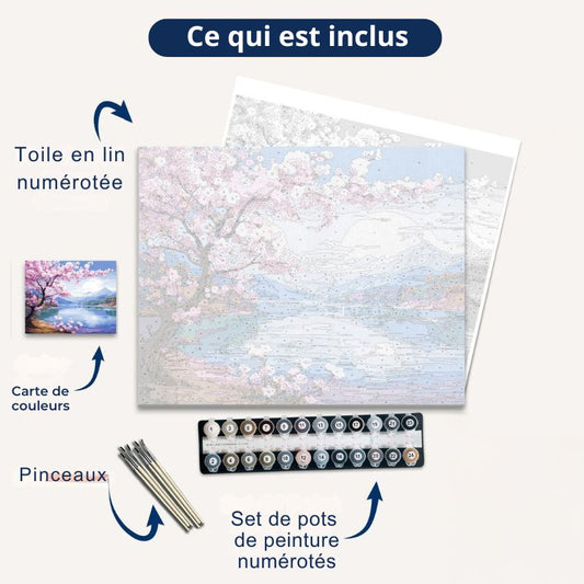 Peinture par numéro - Sérénité du Printemps