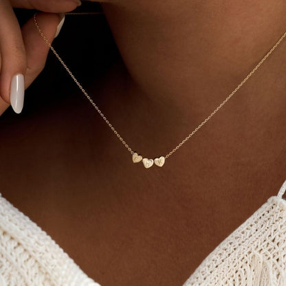 Collier cœur avec initial