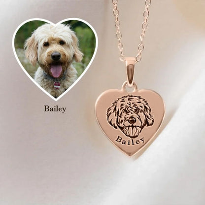 Collier Personnalisé - Photo en gravure