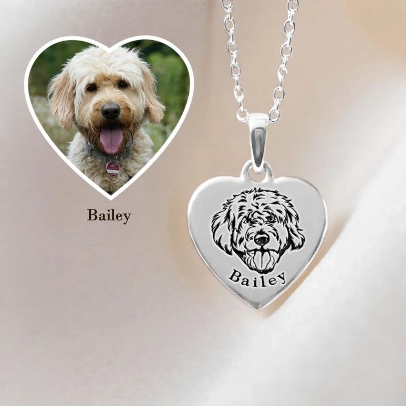 Collier Personnalisé - Photo en gravure