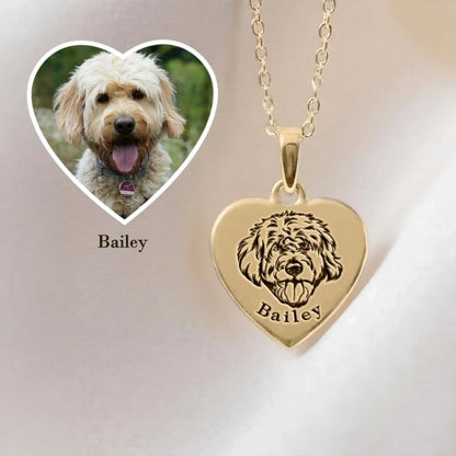 Collier Personnalisé - Photo en gravure