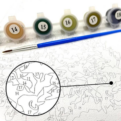 Peinture par numéros – Affiches de voyage