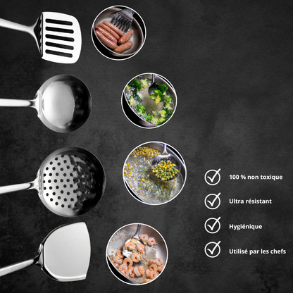 Ustensiles en inox