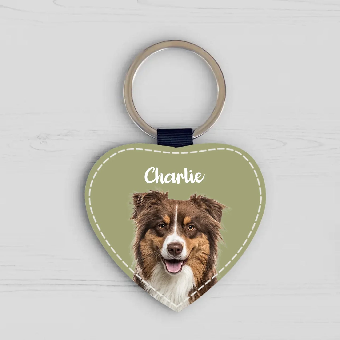 Portrait d'animal - Porte-clés personnalisé