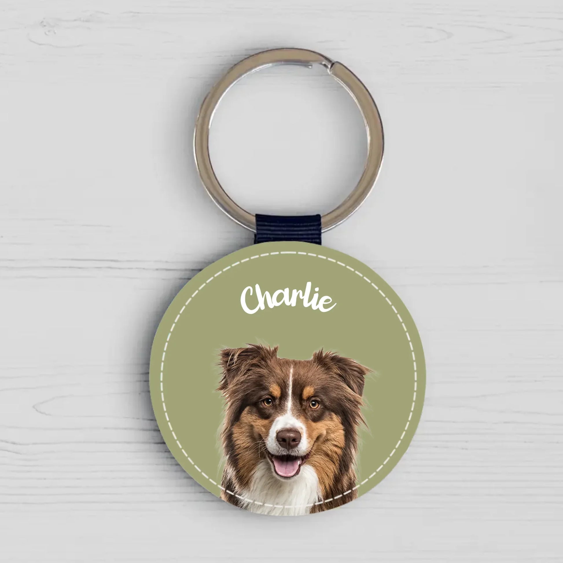 Portrait d'animal - Porte-clés personnalisé