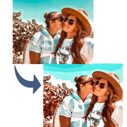 Votre Photo en Peinture par Numéros