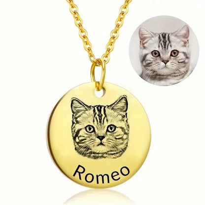 Collier Personnalisé - Photo en gravure