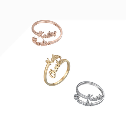 Customized Name Ring - Regal Collective