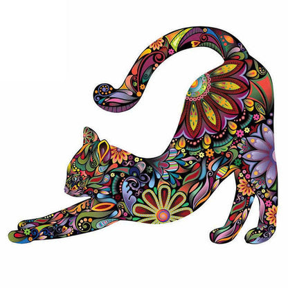 Puzzle 2D en Bois - Chat endormi