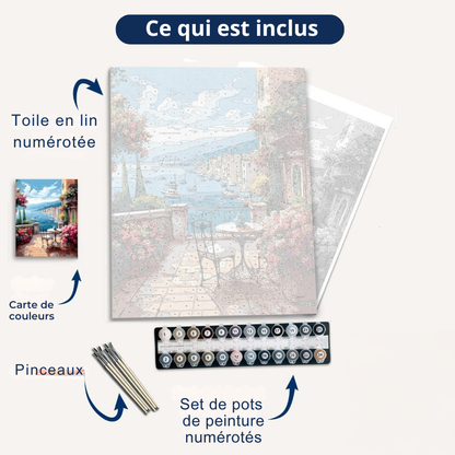 Peinture par numéro - Méditerranée