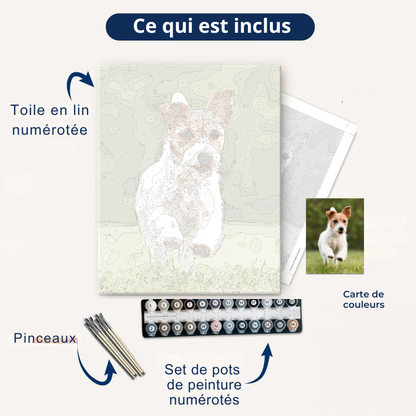 Peinture par numéro personnalisé pour votre animal