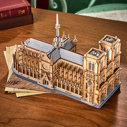 Rowood Paris Cathedral 3D Wooden Puzzle TG511