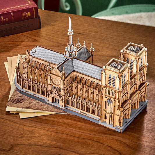 Rowood Paris Cathedral 3D Wooden Puzzle TG511