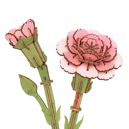 Puzzle 3D Œillet rose